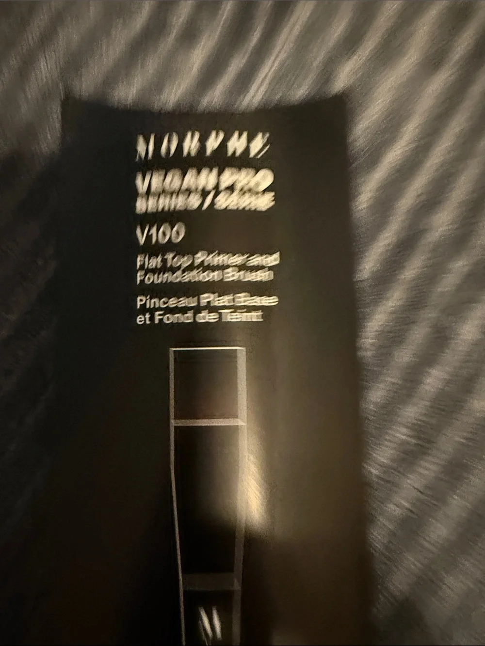 Morphe Vegan Pro V100 Flat Top Primer & Foundation Brush - Black